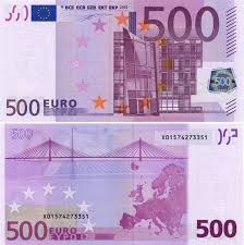 The Most Expensive And Last Euro Note The 500 Euro Has Drawings Of Arches Doorways Architecture And Bridges In Modern Archi Banknotes Money Bank Notes Euro