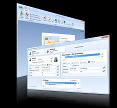 Works out how people are related. Ages Family Tree Software