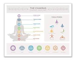 Chakras Yoga Poses Prints Set Of Eight Energy Healing Diagrams Wall Art Decor Photos 8x10 Sahasrara Svadhisthana Vishuddha Manipura Anahata Ajna