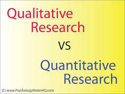 Such focus groups provide broad overviews of the population they represent. Qualitative Research Vs Quantitative Research The Psychology Notes Headquarters