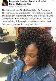 Crochet Braids Hairstyles Curls Crochet Hair Styles Wand Curls