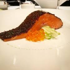 Confit Of Tasmanian Ocean Trout With Salad Of Celery And Apple The Third Course And Signature Dish At Fine Dining Recipes Seafood Dinner Sydney Restaurants