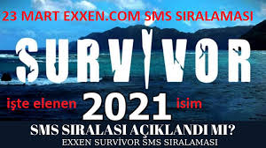Exxen survivor halk oylaması ünlüler gönüllüler sms sıralamasında kim kaçıncı oldu? Survivor 2021 Sms Siralamasi Exxen Com 23 24 Mart 11 Hafta Survivor Gonulluler Exxen Oy Siralamasi Listesi Gonca Elendi Video Izle