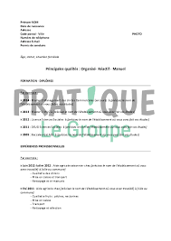 Modele De Cv Pour Un Emploi D Aide Agricole Job Etudiant Pratique Fr