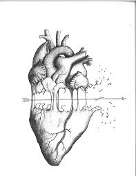 Black And White Broken Heart Drawing Heartbreak Pendrawing Drawing Heartbreak Inkweaver Art Illustration Inkdrawing Heartbreak Art Art Drawings Sketches Creative Cool Art Drawings