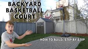 This is a diy basketball court that requires no concrete Basketball Court In Your Backyard Diy Backyard Basketball Court Youtube