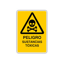 señales de advertencia de sustancias peligrosas
