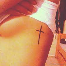 A rib tattoo is inked where the name suggest, on the rib cage. 86 Newest Cross Tattoos For Rib