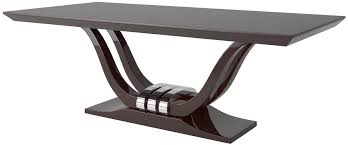 The 5 piece dining set transitional style and modest scale make it the perfect addition to your cozy dining space. Casa Padrino Luxury Dining Table Dark Brown Silver 220 X 110 X H 77 Cm Noble Dining Room Table Solid Wood Kitchen Table Luxury Dining Room Furniture
