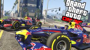 Juegos de gta 5 de carreras. Gta V Online Increible Carreras Con Formula 1 En Gta 5 Gta 5 Mods Elchurches Youtube