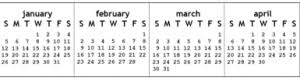 We offer five different calendar sizes in two file formats. 2016 2017 Free Printable Monitor Calendar Strips Calendar Strips Printable Calendar Template Calendar Printables