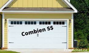 Le prix d'une porte de garage de taille moyenne (16x7 pieds) en aluminium entre 550$ et 800$. Combien Coute Une Porte De Garage Prix Achat