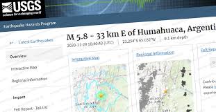 Noticias destacadas de temblor en argentina 2019. Temblor En Argentina De Magnitud 5 8 Hoy Domingo 29 Noviembre 2020 Sismo Terremoto Epicentro Humahuaca Mendoza Inpres Www Inpres Gob Ar Educacionenred Pe