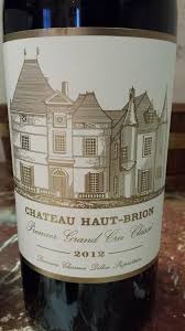 Vert De Vin Chateau Haut Brion 2012 Pessac Leognan 1er Grand Cru Classe Vin Millesime Haut Brion Grand Cru
