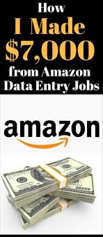 Data Entry Jobs From Home How I Made 7 000 From Amazon Data Entry Jobs From Home Geld Verdienen Im Internet Von Zuhause Geld Verdienen Extra Geld