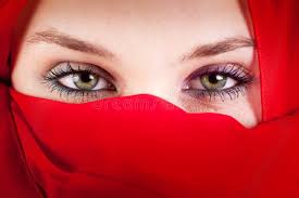 Mulher Do Véu Com Os Olhos "sexy" Bonitos Foto de Stock - Imagem de  conceito, senhora: 15080670