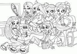 Supercoloring.com is a super fun for all ages: Easy Free Printable Monster High Coloring Pages For Kids Widetheme Coloring Home