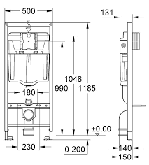 Grohe est un fabricant allemand très connu pour ses produits de haute qualité en termes d'équipement, installations sanitaires, et ses innovations d'une grande performance. Ws Rapid Sl Fur Wand Wc Spulkasten 6 9l Mit Kleiner Revisionsoffnung