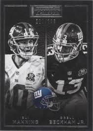 Odell Beckham Jr Signed Giants T-Shirt With Eli Manning Cullen ...