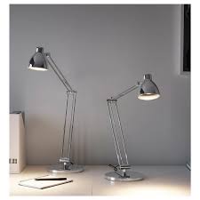 Antifoni Work Lamp Nickel Plated Ikea Lamp Work Lamp Table Lamp Lighting