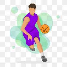 Purple Purple Clothes Basketball Posture Basketball Clipart Basketball Play Basketball Cartoon Png And Vector With Transparent Background For Free Download In 2021 Basketball Game Outfit Basketball Drawings Cartoon