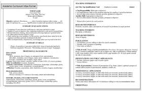 Resumes are typically created in two major formats: Academic Curriculum Vitae Resume Format Jobs For Phds Dummies