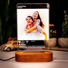 Instagram Style Led Lamp As Christmas Gift For Him Personalized Lamp Christmas Gifts For Her Photo Night Lamp Xmas Gifts For Couples Boyfriend Gifts Girlfriend Gifts Anniversay Gifts
