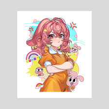 GUMBALL-Anais Watterson, an art print by Matoc Art - INPRNT