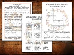 The crosswords #4 through #7 are usually slightly easier than the first three, although difficulty is always subjective! Free Printable Thanksgiving Puzzles Focused On God S Faithfulness