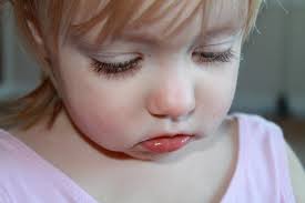 I love the old rigid eyelashes...