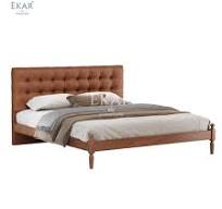 Desain Baru Rangka Kayu Ceri Tempat Tidur Ukuran Ratu Perabotan Kamar Tidur  Tempat Tidur Ganda Lembut