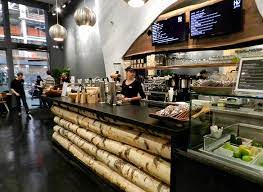 A First Look Inside Hu Kitchen Organic Restaurant Coffee Shop Design Outdoor Kitchen