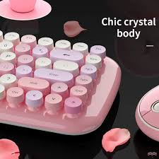 Online Shop Wireless Bluetooth Keyboard Mouse Kit Cute Steampunk 2 4g Wireless Mouse 1600dpi Posit In 2020 Video Game Room Design Bluetooth Keyboard Steampunk Keyboard