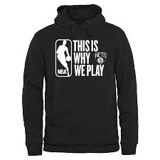 Shop brooklyn nets hoodies and sweatshirts designed and sold by artists for men, women, and everyone. Men S Brooklyn Nets Black This Is Why We Play Pullover Hoodie