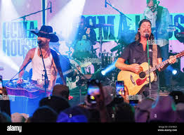 Edmonton, Canada. 12th Sep, 2024. Tim Neufeld and Colin Trask perform as  Tim and the Glory Boys at CCMA Housel as part of the 2024 Canadian Country  Music Week at Cook County