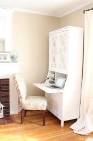Diy Mirrored Secretary Desk Secretary Desks Ikea Hemnes My Workspace