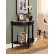 Half Moon Entry Table Hall Furniture Wood Console Faux Marble French Style Decor Halfmoonentrytable Console Table Home French Style Decor