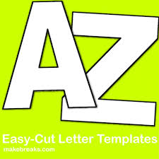 Use these letters in your card making and scrapbook projects. Free Alphabet Letter Templates To Print And Cut Out Make Breaks