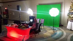 Photo Booth Gig Log With A Big Green Screen Youtube