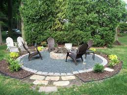 48 Round Firepit Area Decor Ideas For Winter Homiku Com Fire Pit Landscaping Fire Pit Backyard Outside Fire Pits