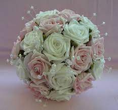 Check spelling or type a new query. Artificial Flowers Pink White Foam Rose Wedding Bridesmaid Bouquet New Wedding Bridesmaid Bouquets Foam Roses Bridesmaid Bouquet White