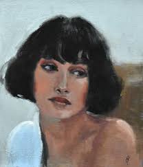 SASHA HARDING ORIGINAL Oil Painting Portrait Of A Nude Woman Cornish Art  £395.00