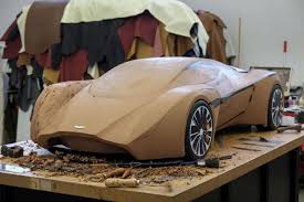 Aston Martin Dp 100 Vision Gran Turismo Concept Clay Model Automotive Design Concept Car Design Auto Clay