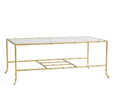 Browse through our wide selection of brands, like and. Leo Rectangular Gold Bamboo Glass Coffee Table