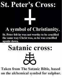 Peter S Cross Satanists Are Not The Brightest Folks To Begin With But You Would Think They Would Check Peter S Cross Crucified Upside Down The Satanic Bible