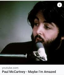 When Paul composed "Maybe I'm Amazed” in London, for Linda, at a time when  he was experiencing tremendous anguish over the imminent separation of the  Beatles, and gained the status of being