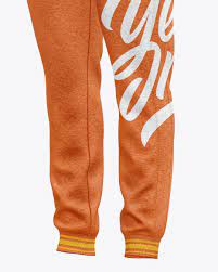 Download Men S Melange Sport Pants Mockup In Apparel Mockups On Yellow Images Object Mockups