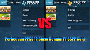 Yaitu, jenis iso dan cso. Perbedaan Ppsspp Biasa Dengan Ppspp Gold Youtube