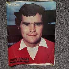 John Craggs Middlesbrough fc hand signed 11"x.8" poster