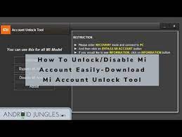 Turn off the option to unlock. Mi Bypass Tool Download Detailed Login Instructions Loginnote